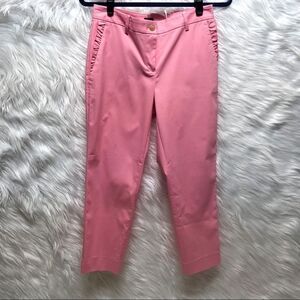 NWT Ann Taylor Pink Ruffle The Cotton Crop, SZ 0 (1001)